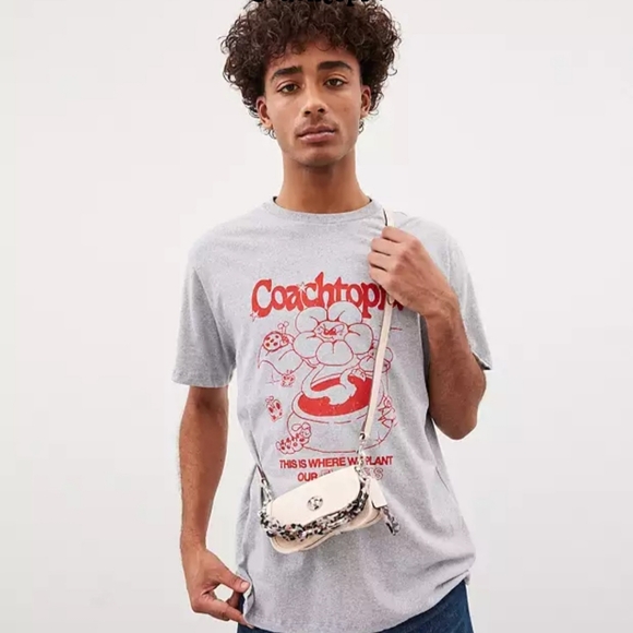 SOLD Coachtopia Cream Leather Mini Wavy Dinky Handbag by Coach - Picture 5 of 16